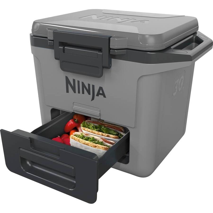 Ninja 30 Quart FrostVault Hard Cooler with Dry Zone, Slate