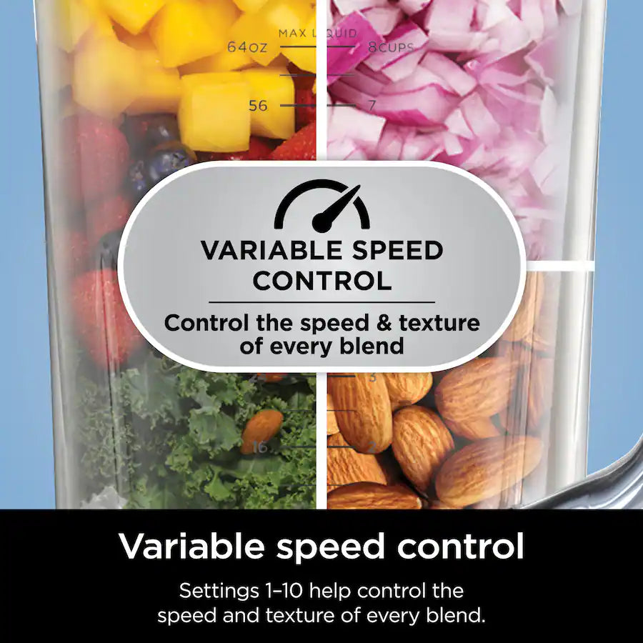 Ninja 72 oz Detect Power Blender Pro, Silver
