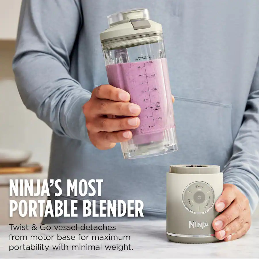 Ninja Blast Max Portable Blender, Cool Grey