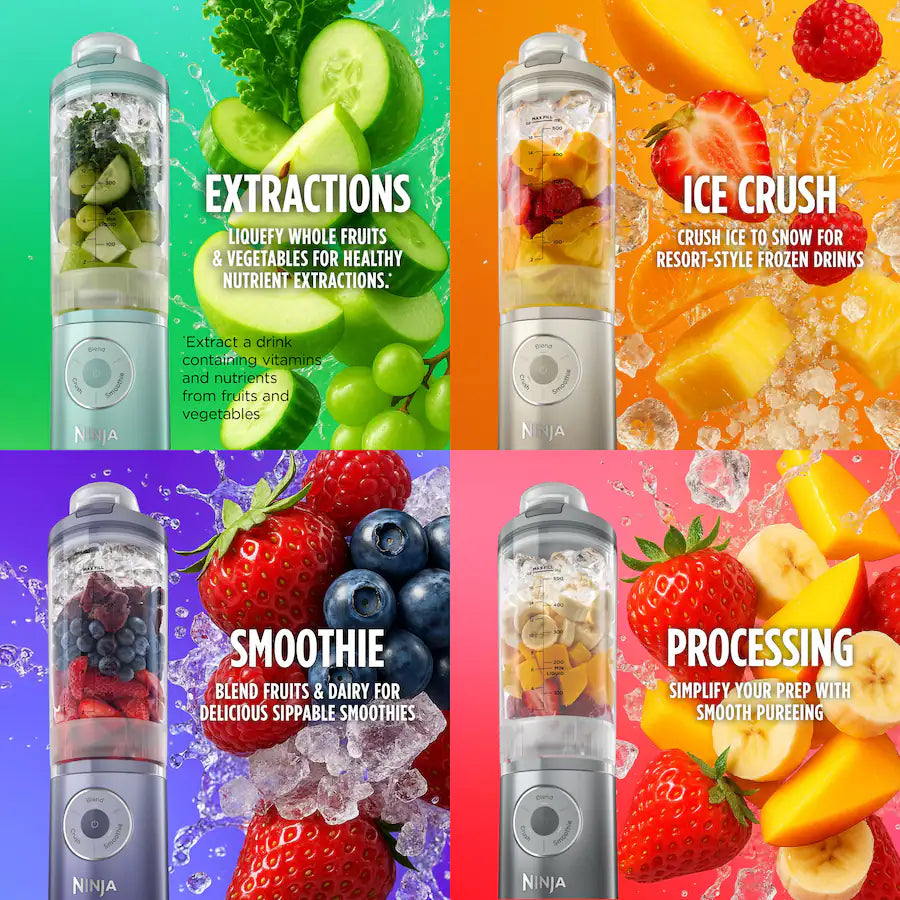 Ninja Blast Max Portable Blender, Cool Grey
