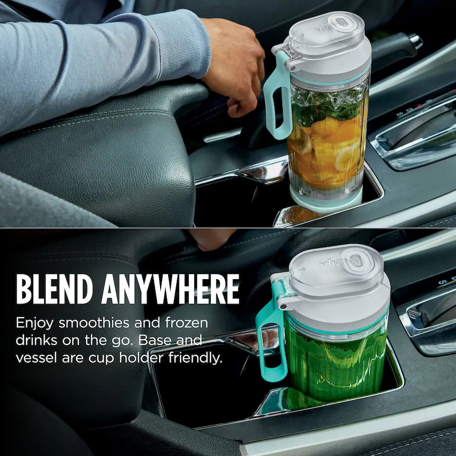 Ninja Blast Max Portable Blender with 22oz Twist & Go Vessel, Cool Gray