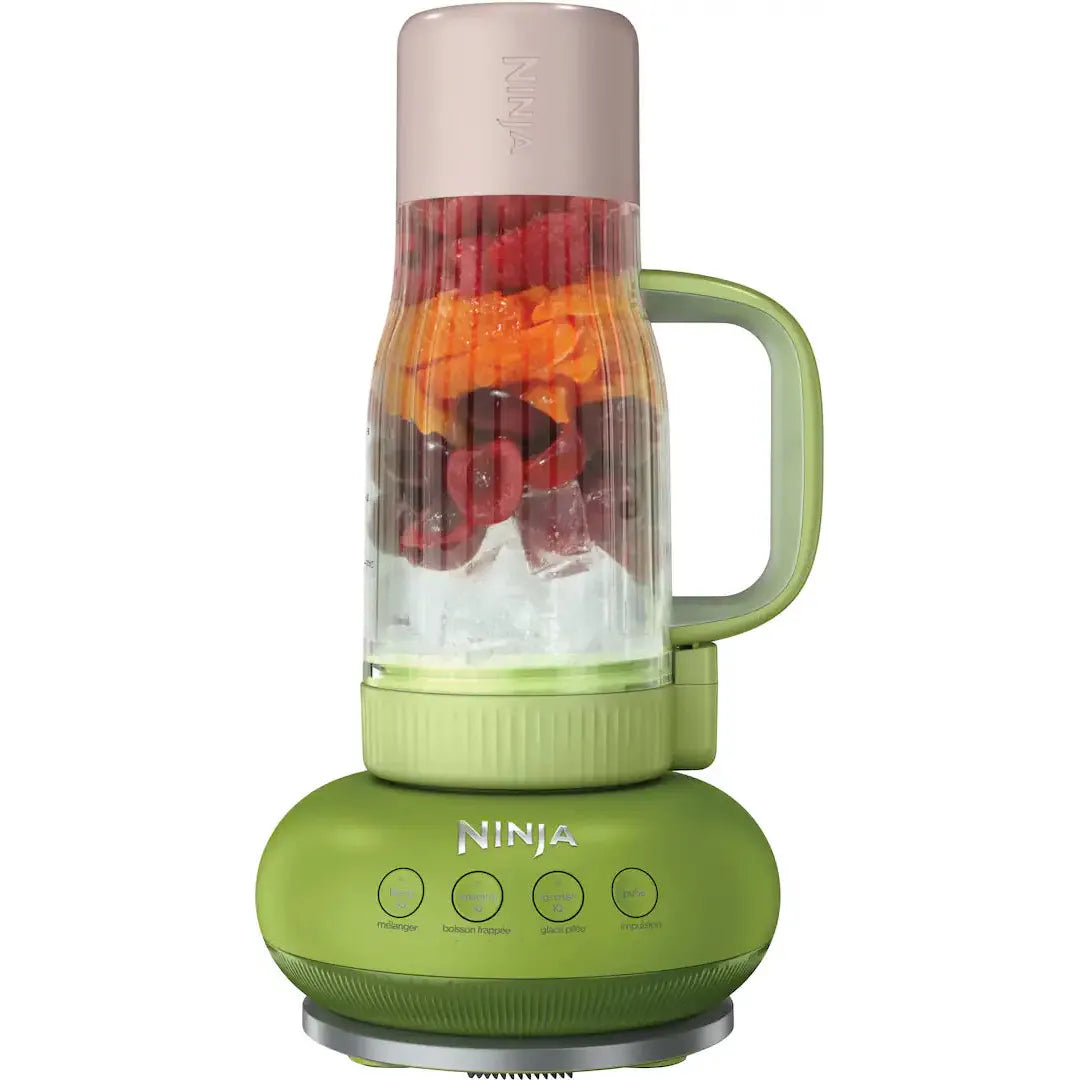 Ninja BlendBoss Auto IQ 26 oz Tumbler Blender, Watermelon Bubblegum