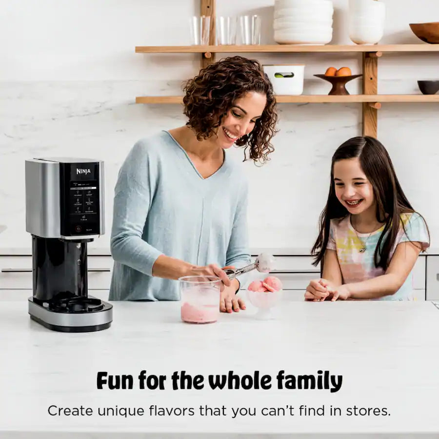 Ninja CREAMi Ice Cream Maker, Cloud Silver