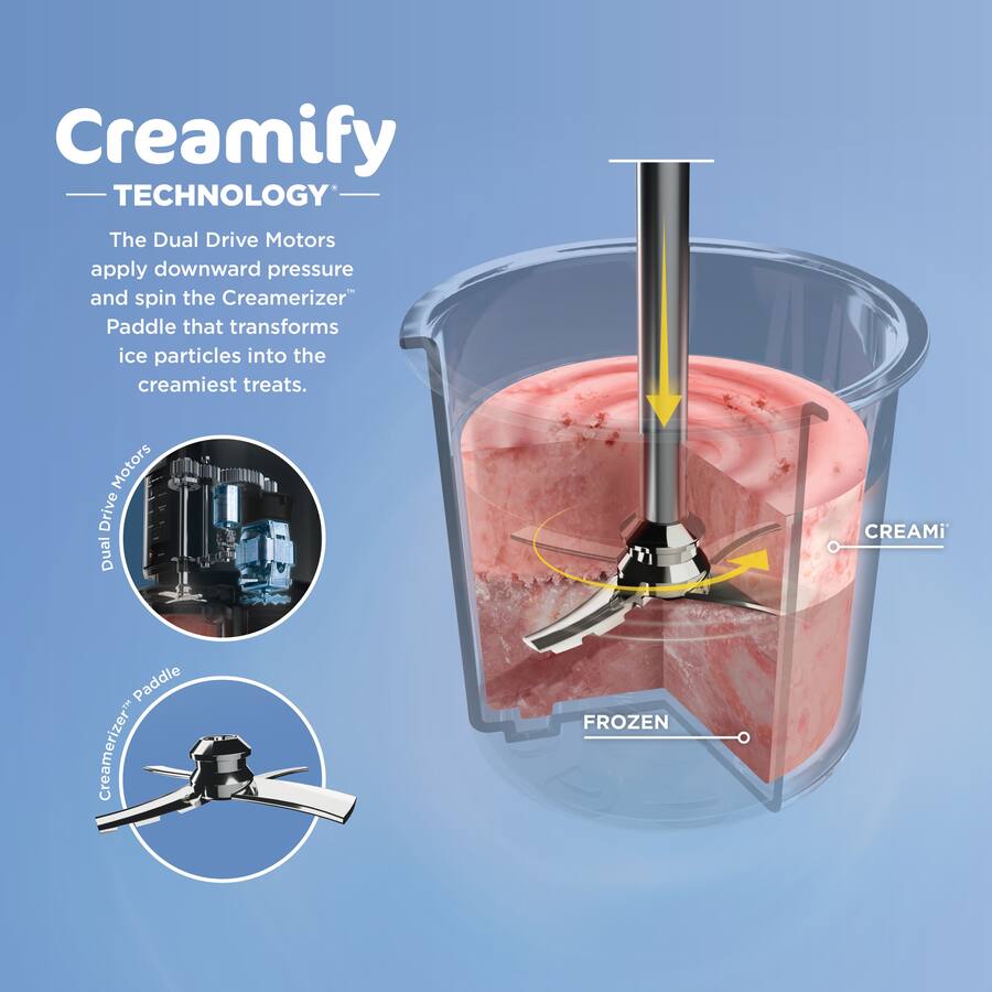 Ninja CREAMi Ice Cream Maker, Silver
