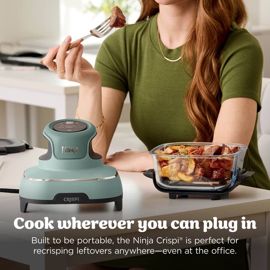 Ninja Crispi 4-in-1 Portable Cooking System, Sage Green