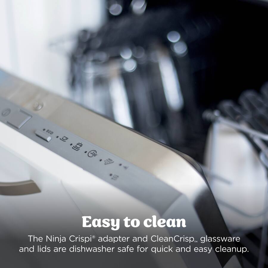 Ninja Crispi 4-in-1 Portable Glass Air Fryer Cooking System, Sage Green