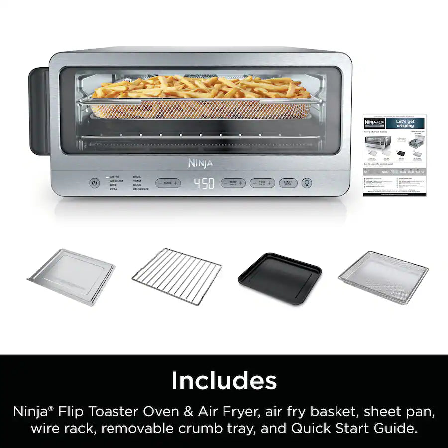 Ninja Flip Toaster Oven & Air Fryer, Gray