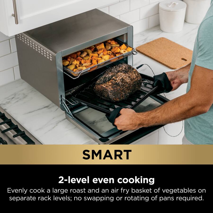 Ninja Foodi 10-in-1 Smart XL Air Fry Oven, Stainless Silver