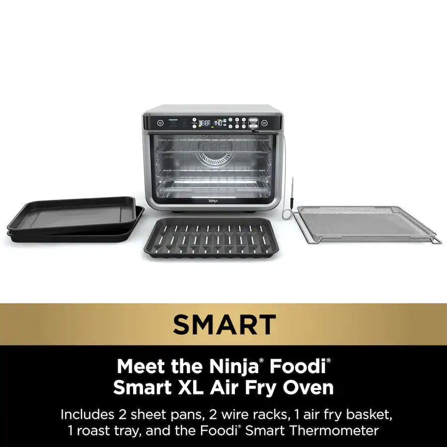 Ninja Foodi 10-in-1 Smart XL Air Fry Oven, Stainless Silver