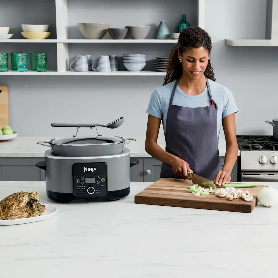 Ninja Foods 8.5 Quart PossibleCooker PRO Multi Cooker, Sea Salt Grey