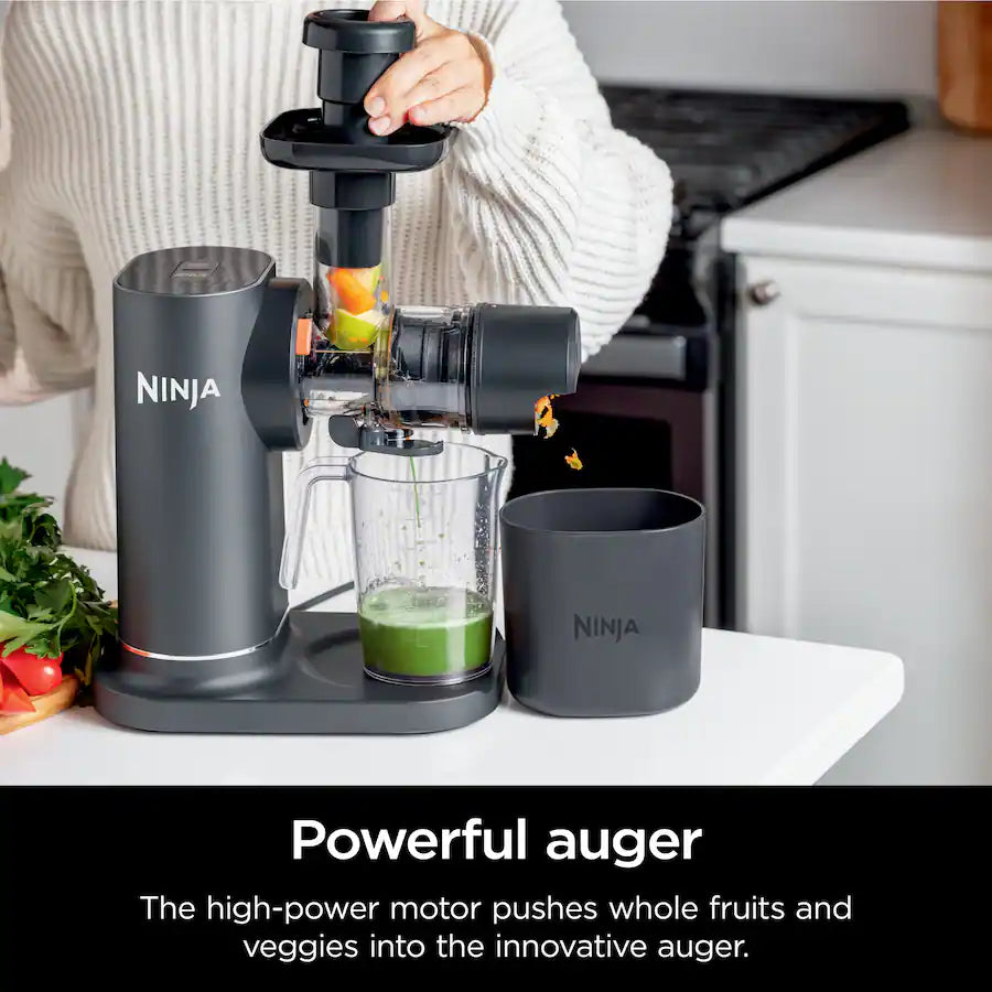 Ninja NeverClog Cold Press Juicer, Charcoal