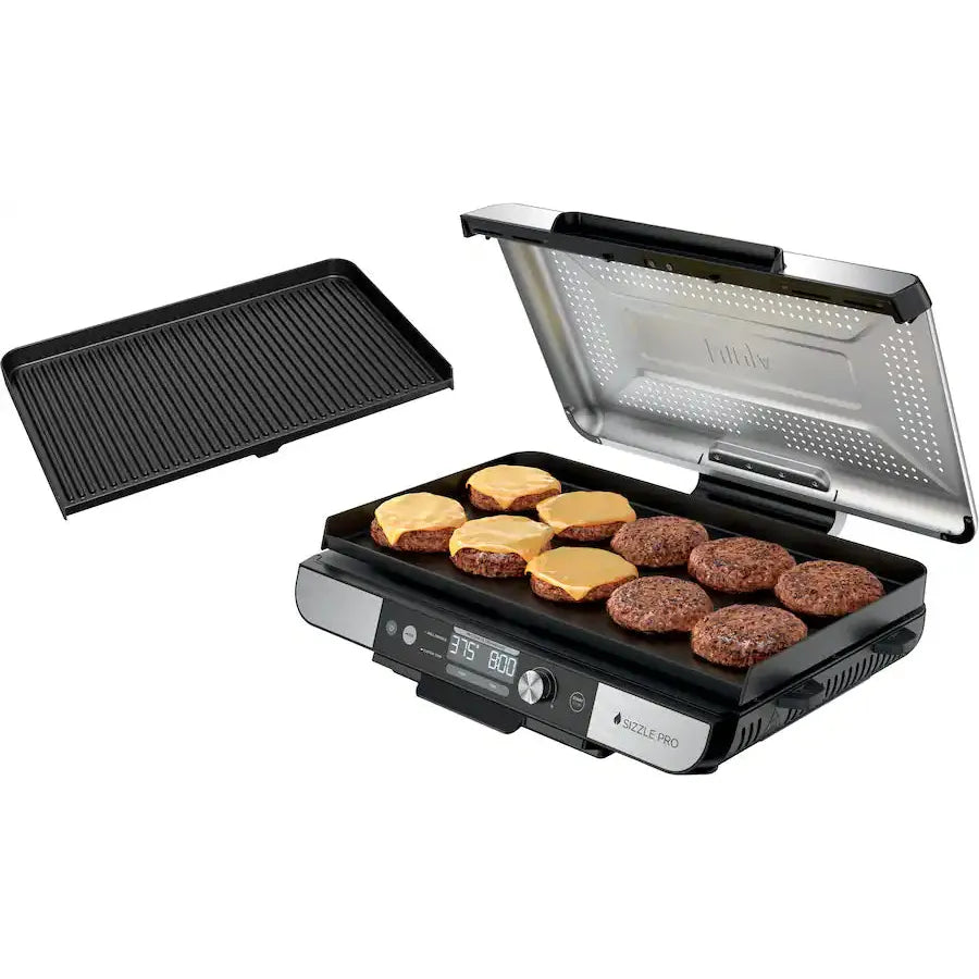 Ninja Sizzle PRO XL 20" Indoor Grill & Griddle, Silver