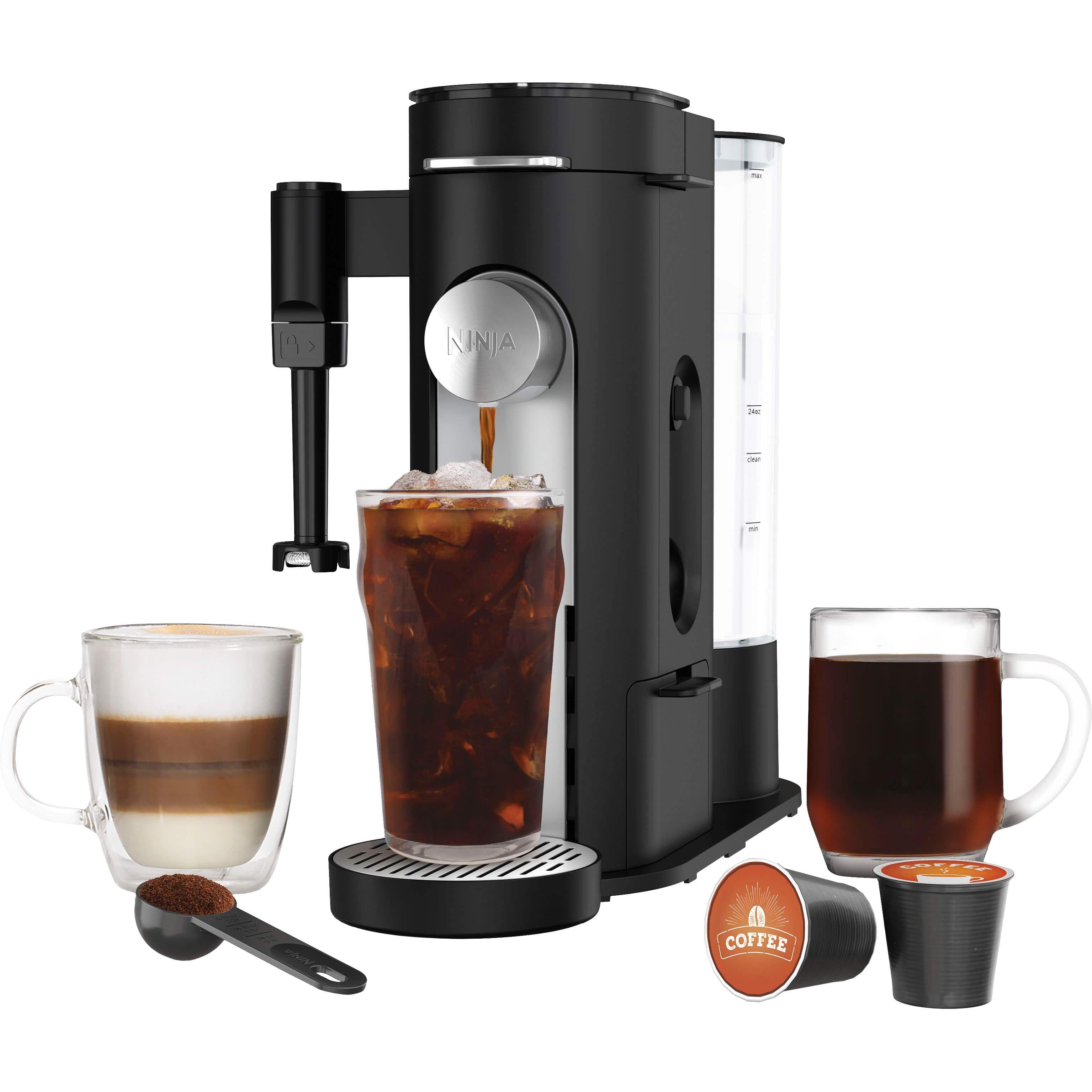 Ninja Specialty Single Serve Hot & Iced Coffee Maker, Black
