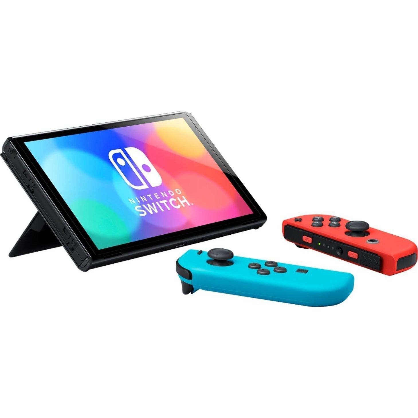 Nintendo Switch OLED Model, Neon Red & Neon Blue Joy-Con