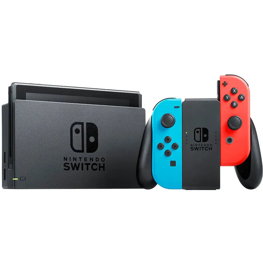 Nintendo Switch with Joy-Con, Neon Red/ Neon Blue