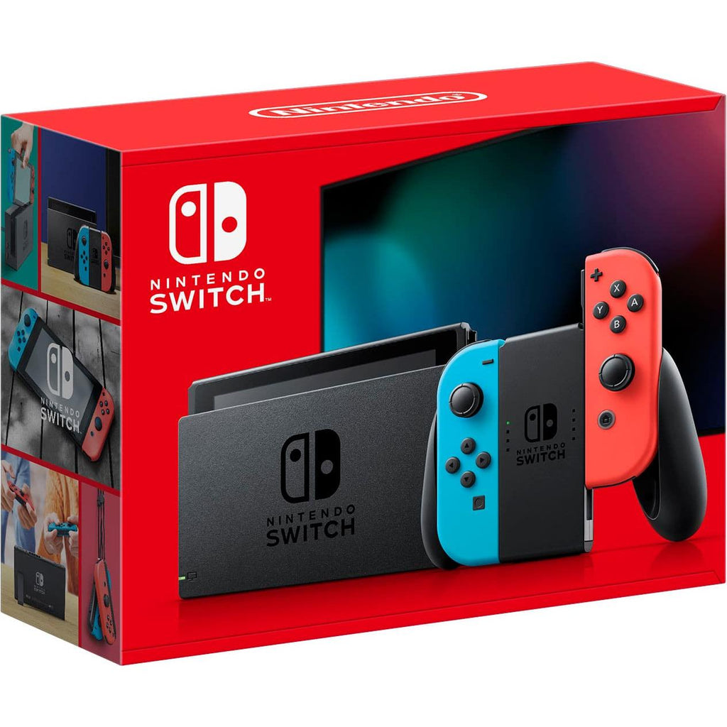 Nintendo Switch with Joy-Con, Neon Red/ Neon Blue