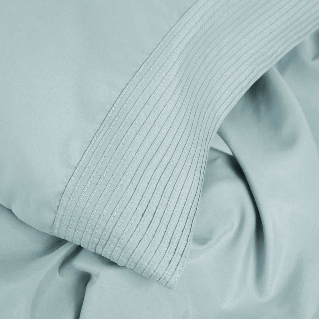 Pintuck Luxe Microfiber 4 Piece Sheet Set, Blue