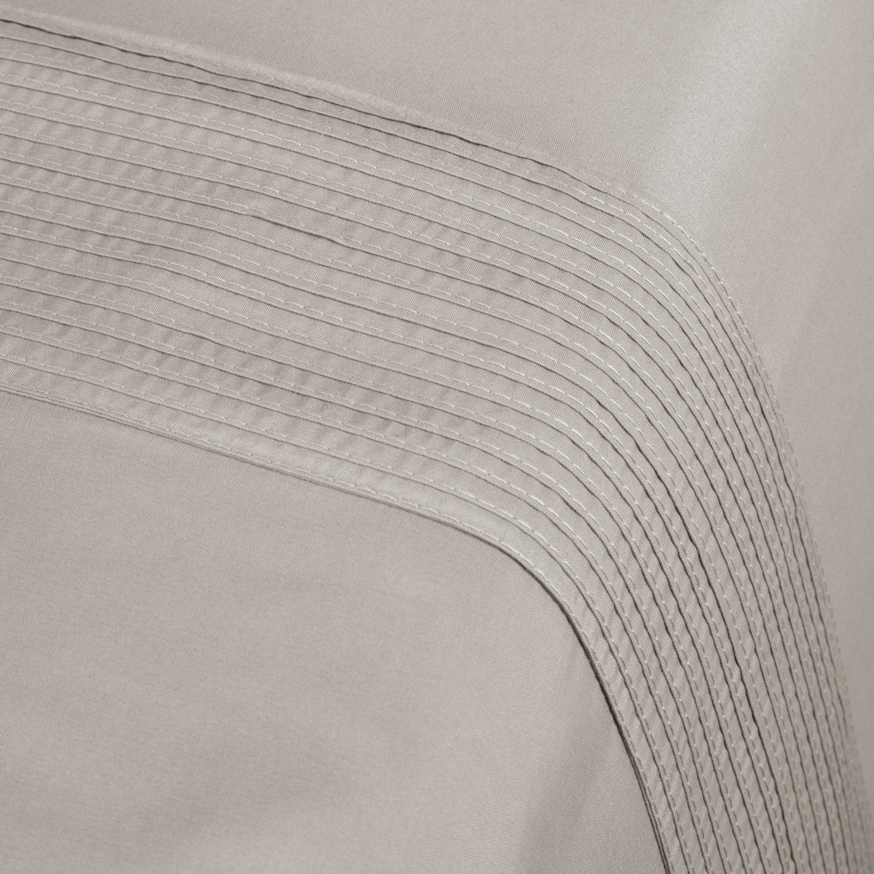 Pintuck Luxe Microfiber 4 Piece Sheet Set, Bone