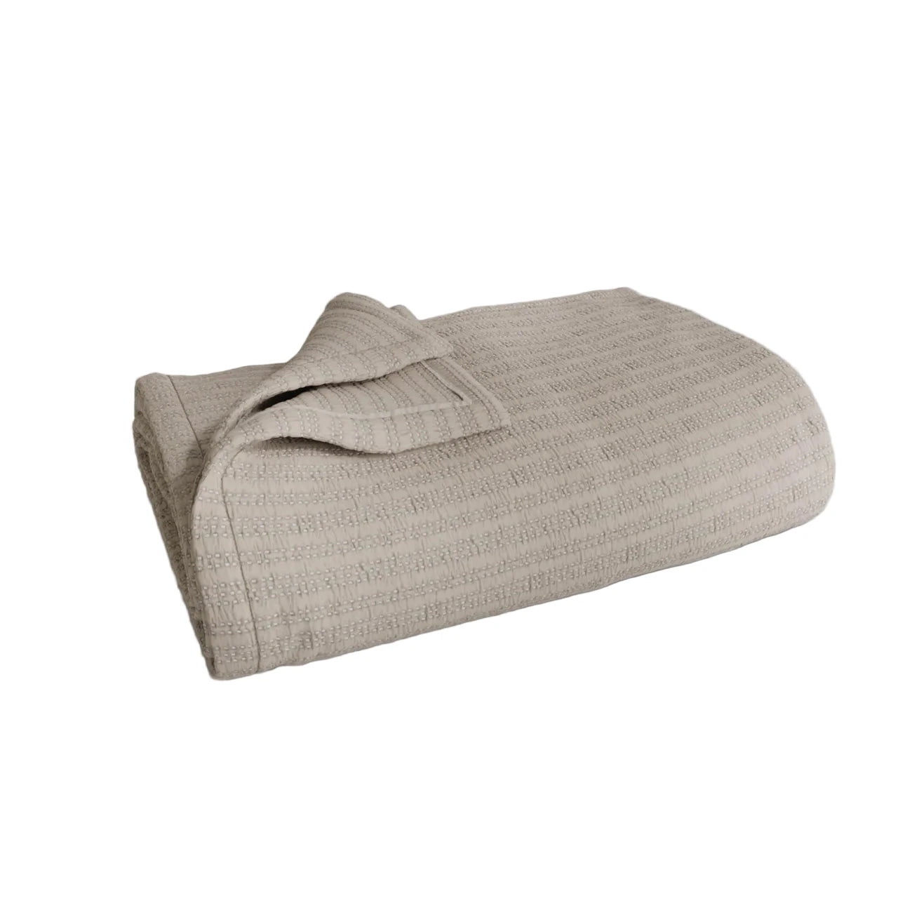 Purecare Everyday Cotton Coverlet, Oatmeal