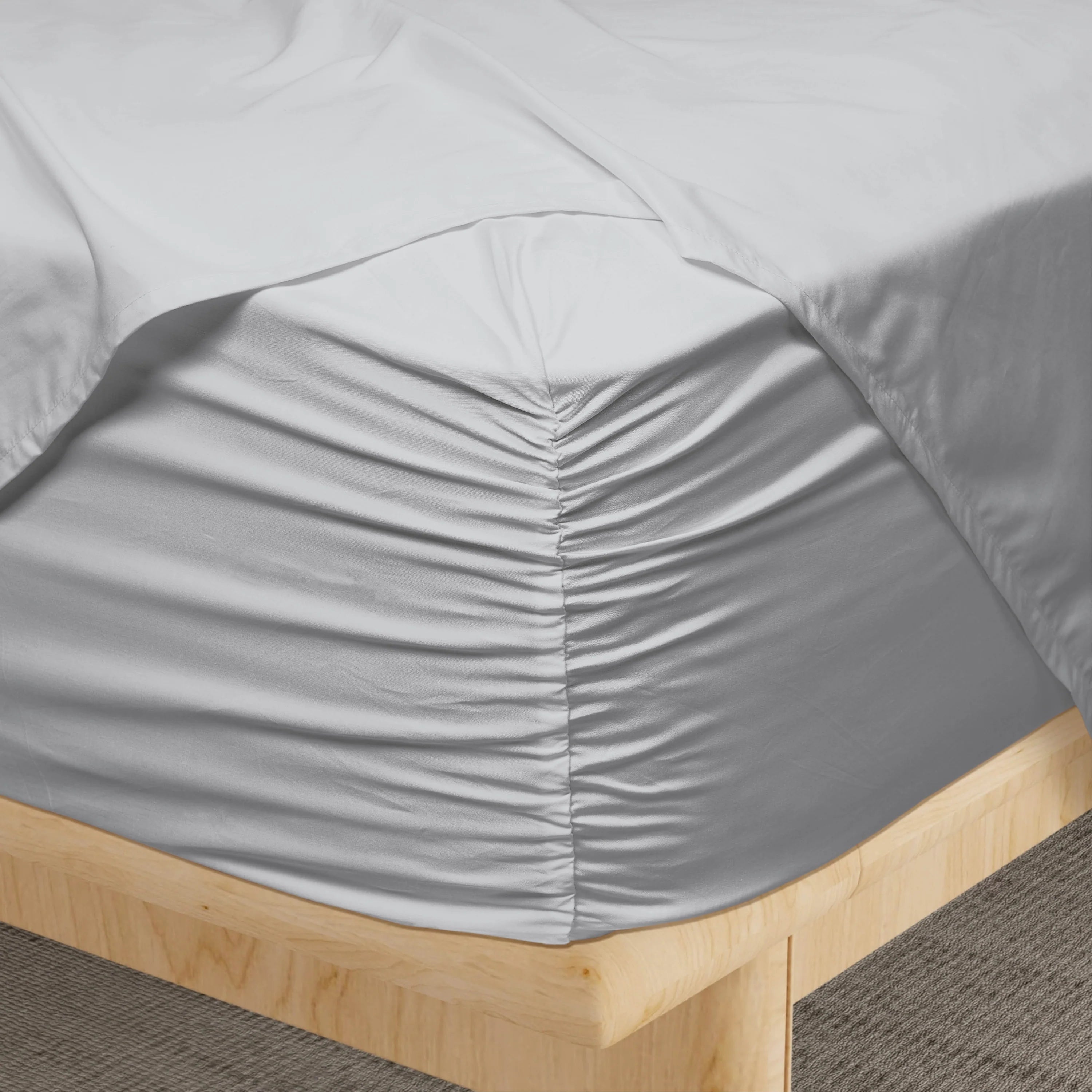 Purecare Weightless Cotton Sheets, Coastal Gray