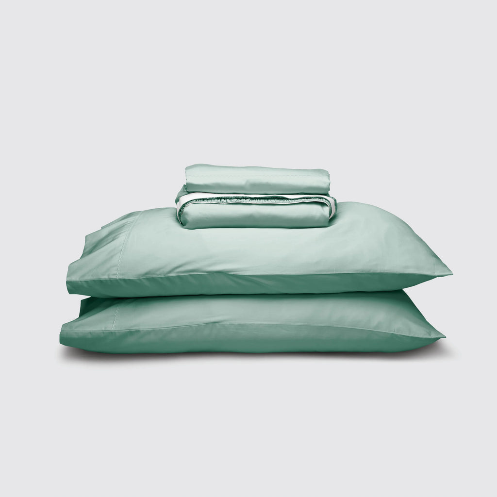 Purecare Weightless Cotton Sheets, Seafoam