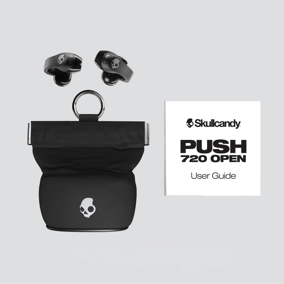 Skullcandy Push 720 Open Earbuds, Black
