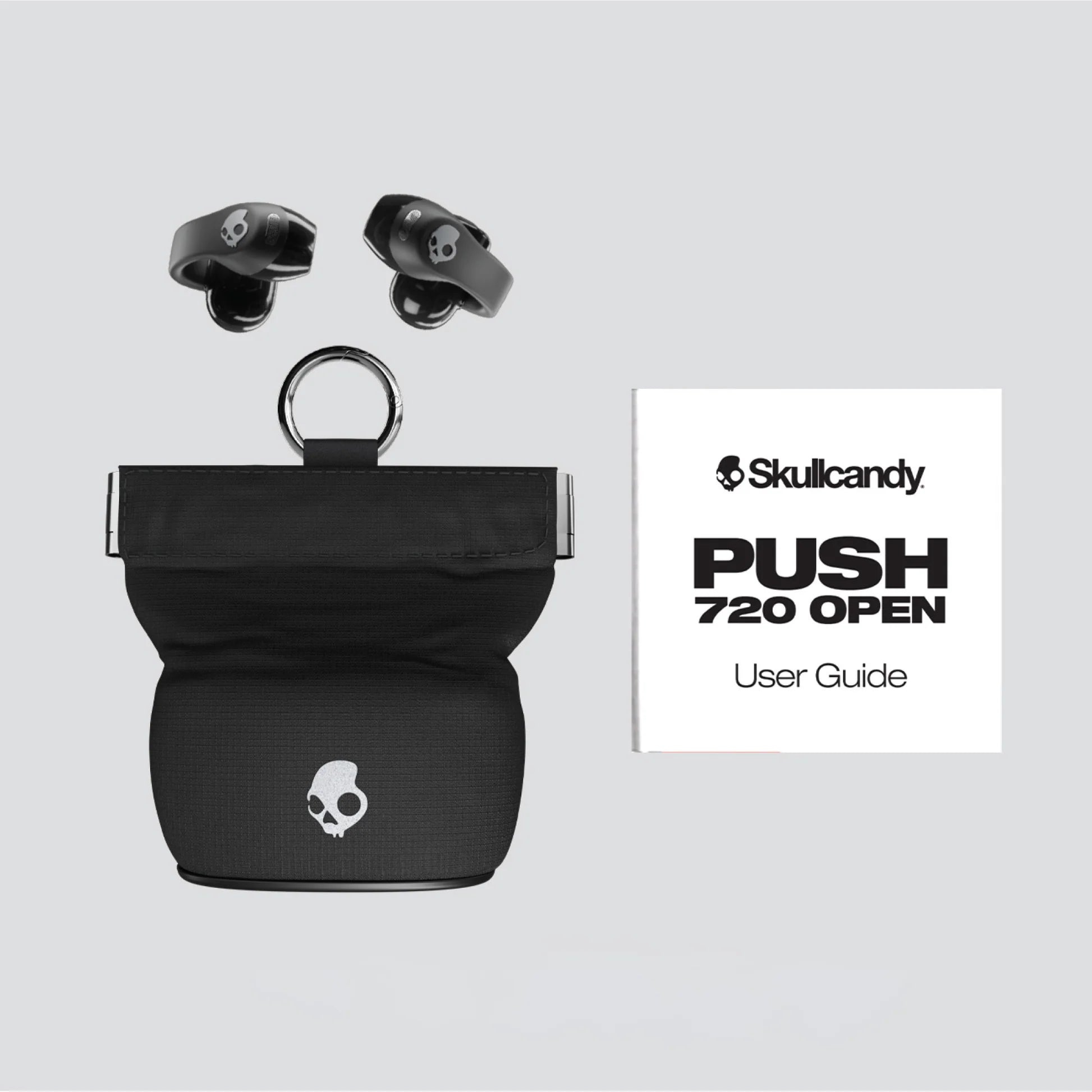 Skullcandy Push 720 Open Earbuds, Bone & Gold