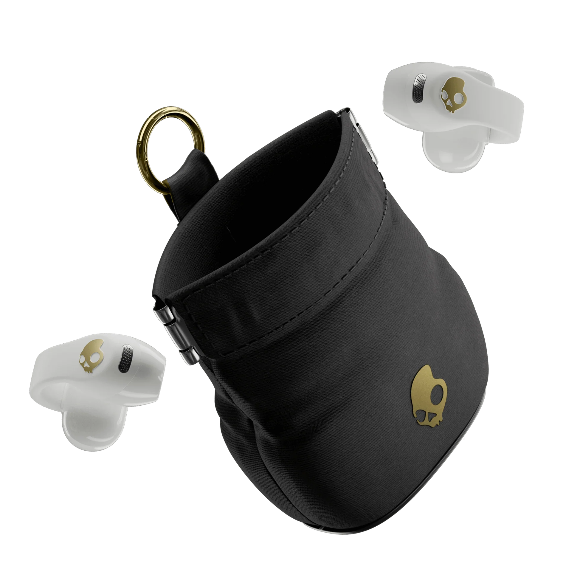 Skullcandy Push 720 Open Earbuds, Bone & Gold