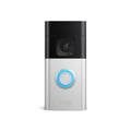 Ring Battery Doorbell Plus Smart Wifi Video Doorbell – Battery Operated with Head-to-Toe View, Satin Nickel