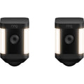 Ring Spotlight Cam Plus 2-pack Camera Indoor/Outdoor Wireless 1080p Security Cameras, Black