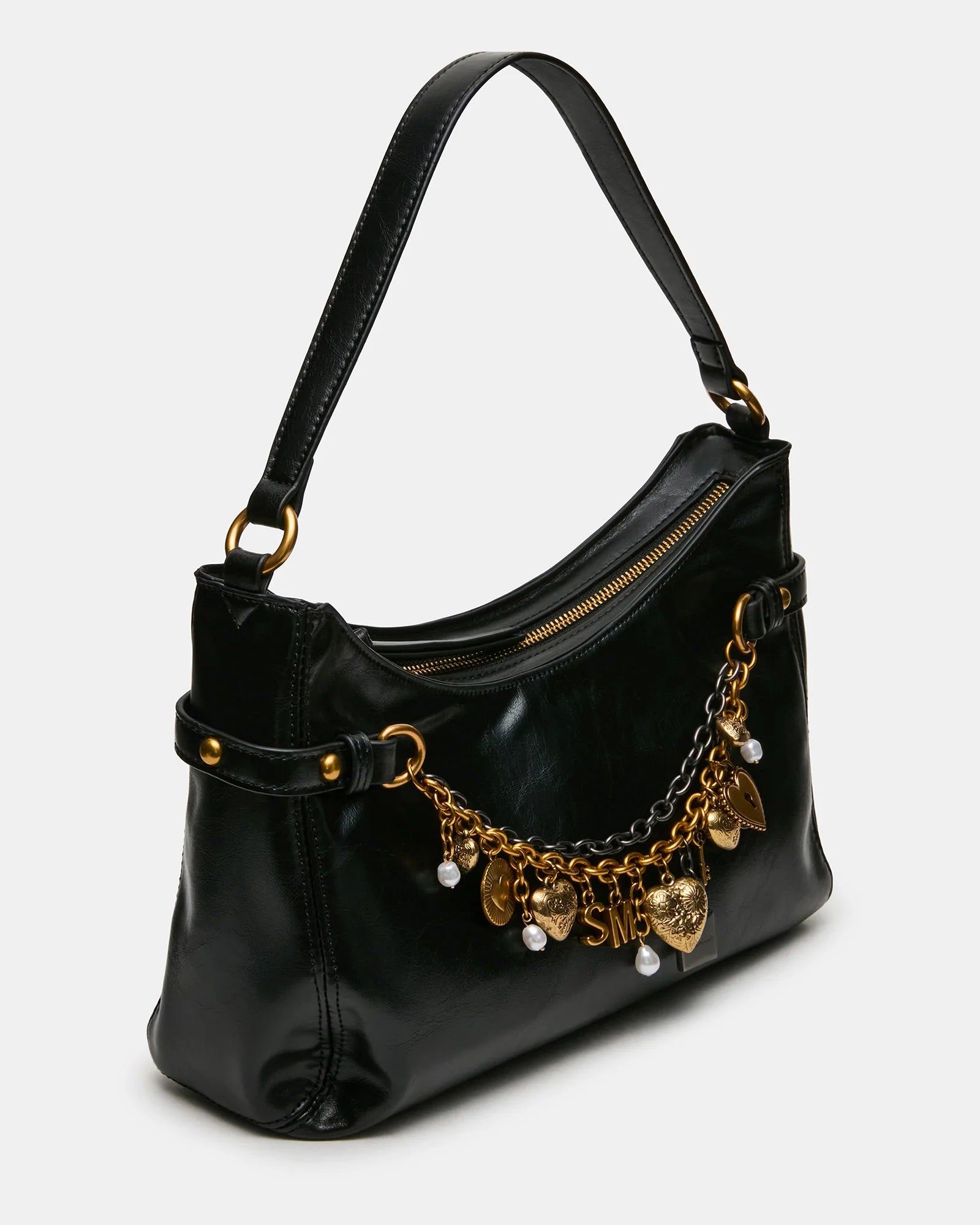 Steve Madden Lianna Hobo Shoulder Bag, Black