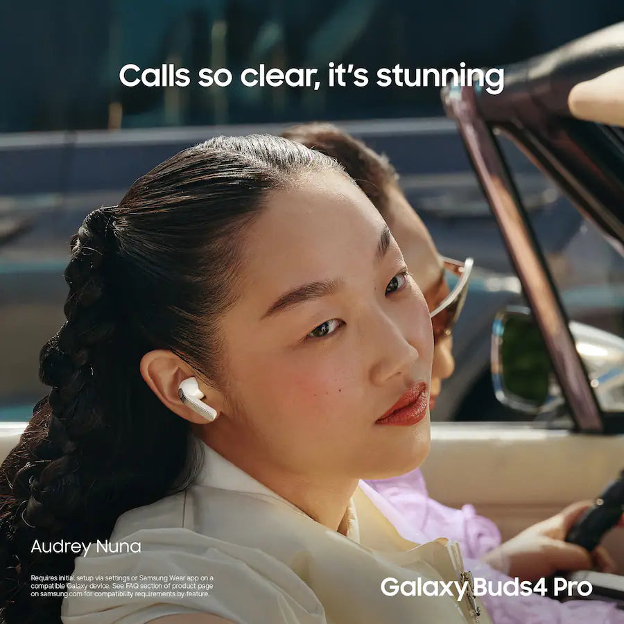 Samsung Galaxy Buds4 Pro Wireless Earbud Headphones, Black