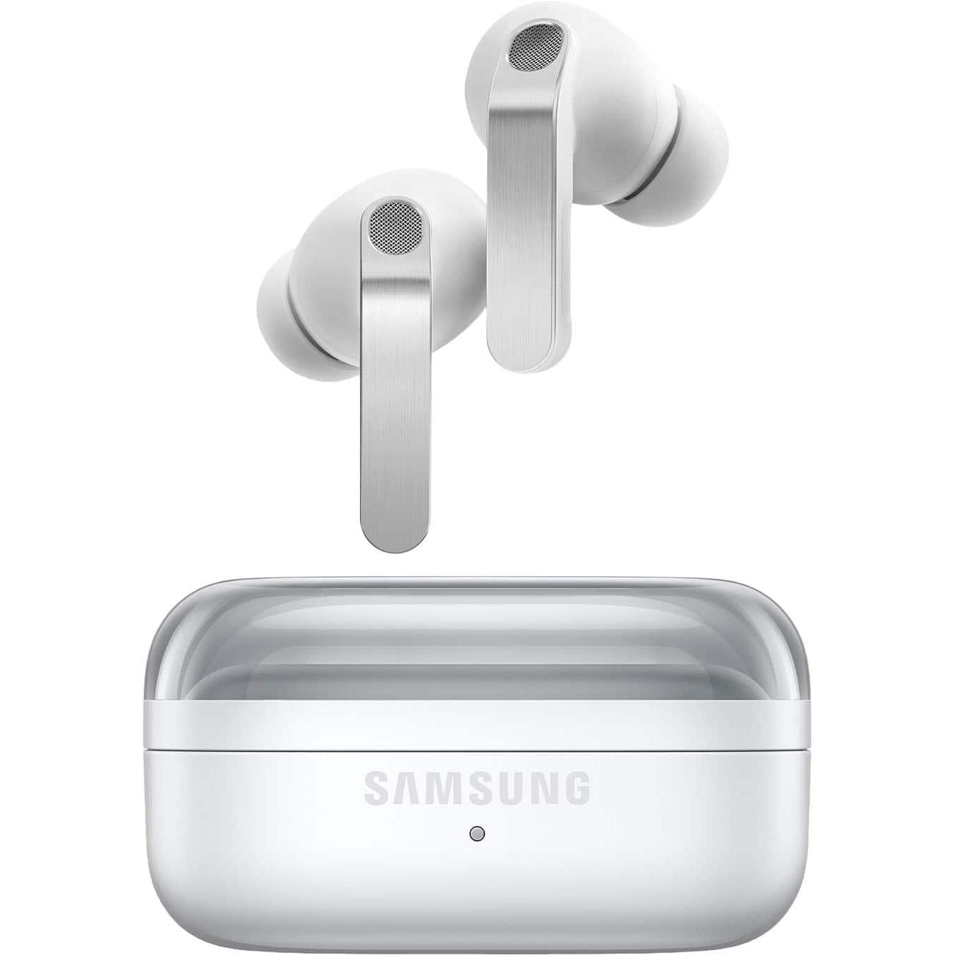 Samsung Galaxy Buds4 Pro Wireless Earbud Headphones, White