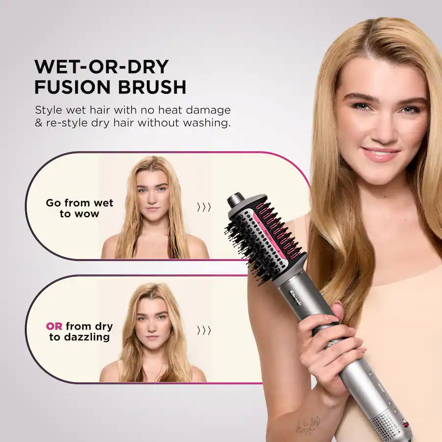 Shark FlexFusion Air + Ceramic Styling & Drying System, Metallic Mist