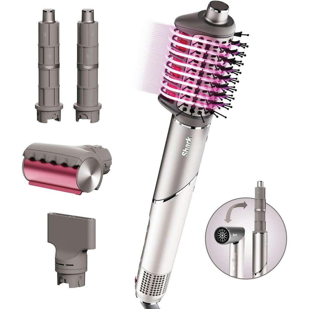 Shark FlexFusion Air + Ceramic Styling & Drying System, Metallic Mist