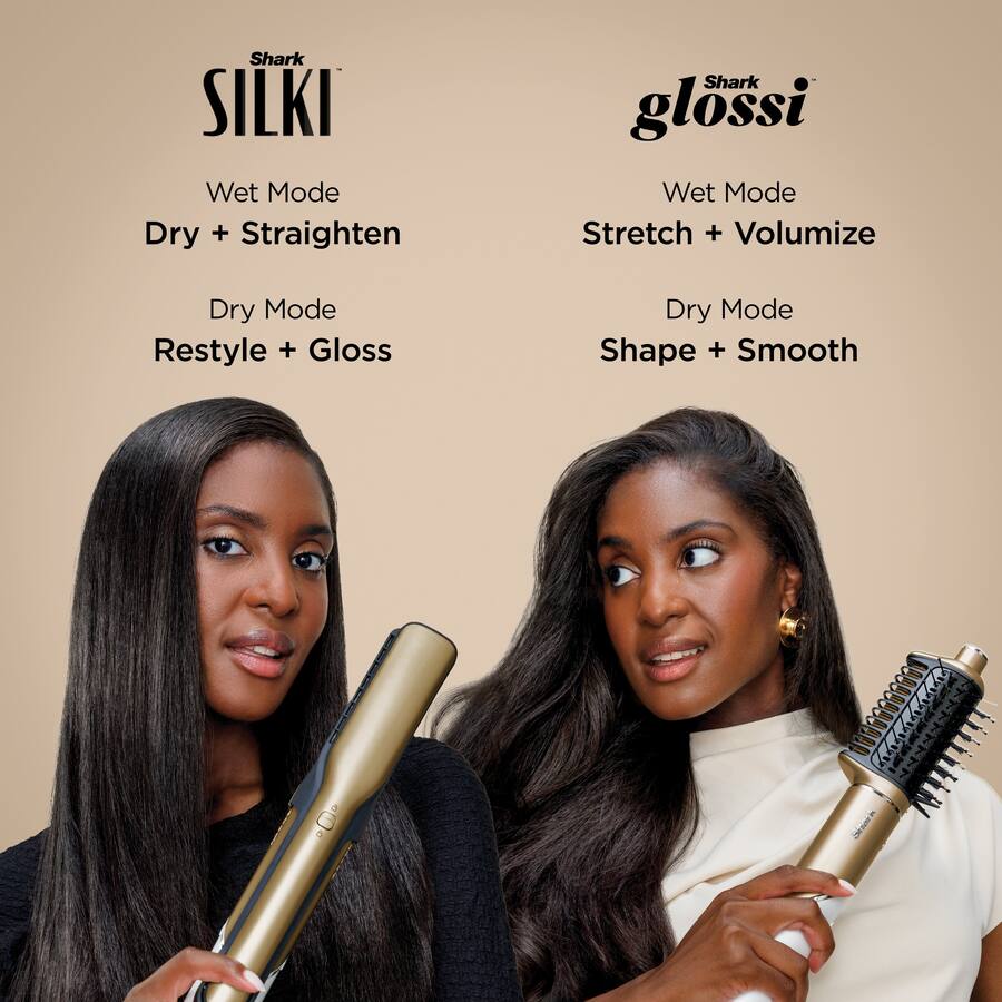 Shark Glam Ceramic & Powerful Air Styling & Drying System, Gold