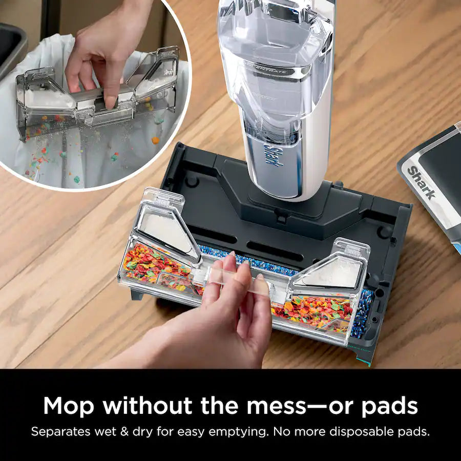 Shark HydroDuo Cordless Wet & Dry Floor Cleaner, Stone Metallic