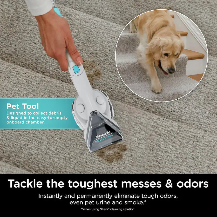Shark StainStriker Portable Carpet & Upholstery Cleaner, White