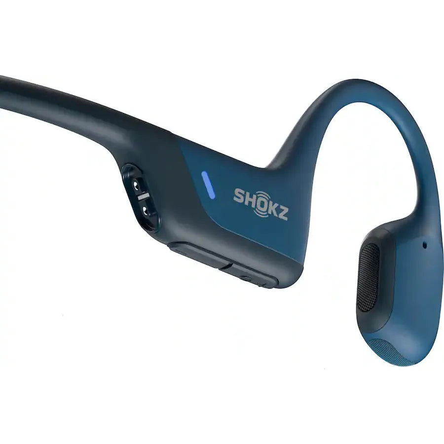 Shokz OpenRun Pro Premium Open Ear Sport Headphones, Steel Blue