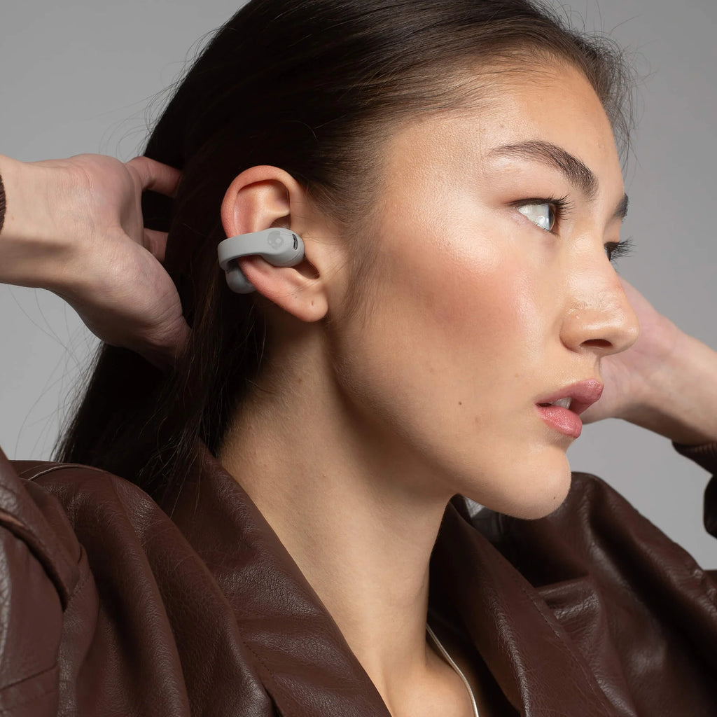 Skullcandy Push 720 Open Earbuds, Cement