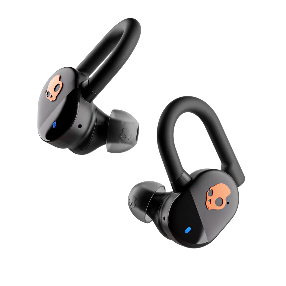 Skullcandy Push Play Active Earbuds, Black / Orange