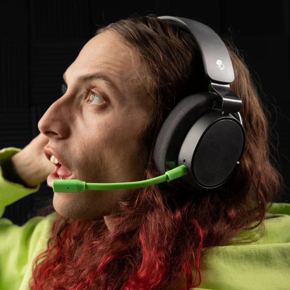 Skullcandy SLYR Pro Wireless Gaming Headset, Black / Green