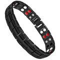 Stainless Steel Magnetic Black Bracelet