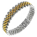 Stainless Steel Two-Tone Bracelent