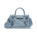 Steve Madden Celene Tote, Denim / Clear