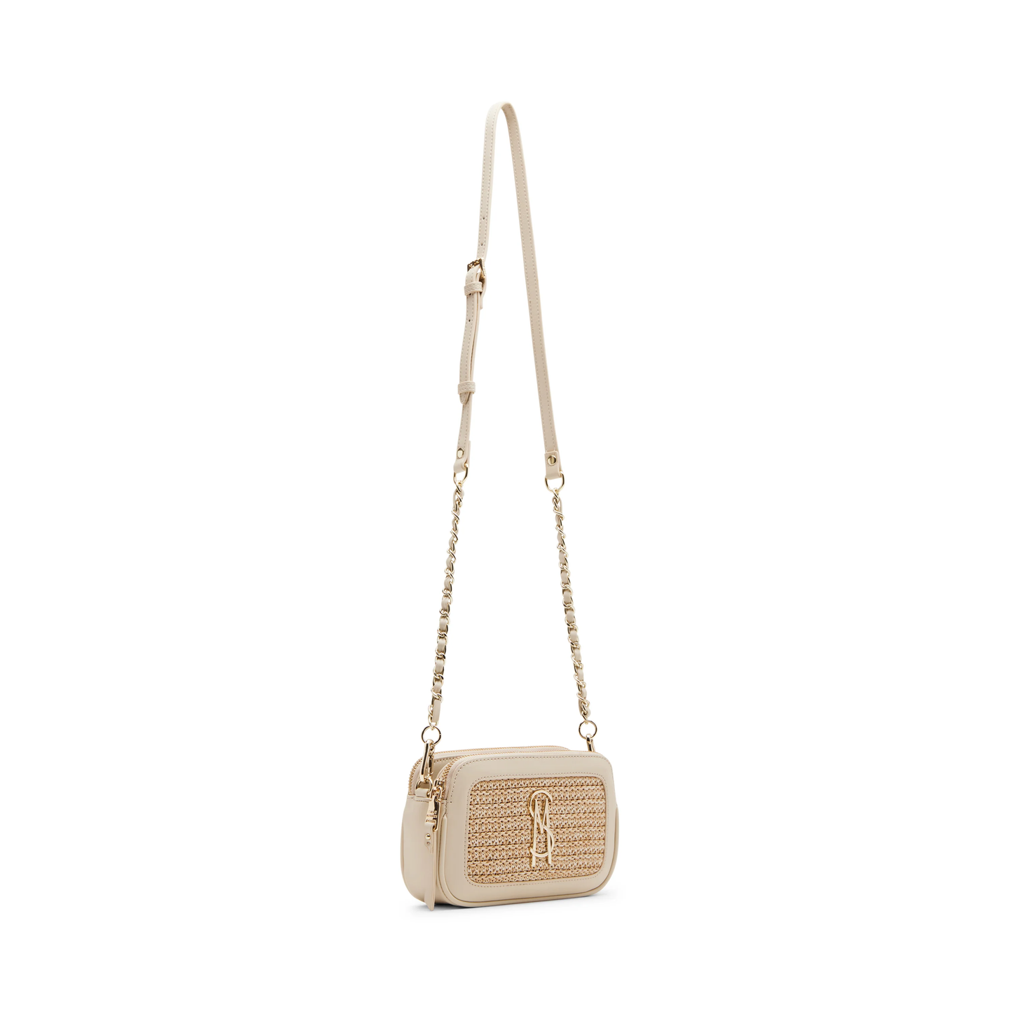 Steve Madden Daisy Crossbody, Raffia Sand