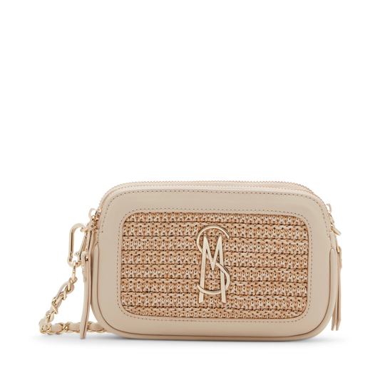 Steve Madden Daisy Crossbody, Raffia Sand