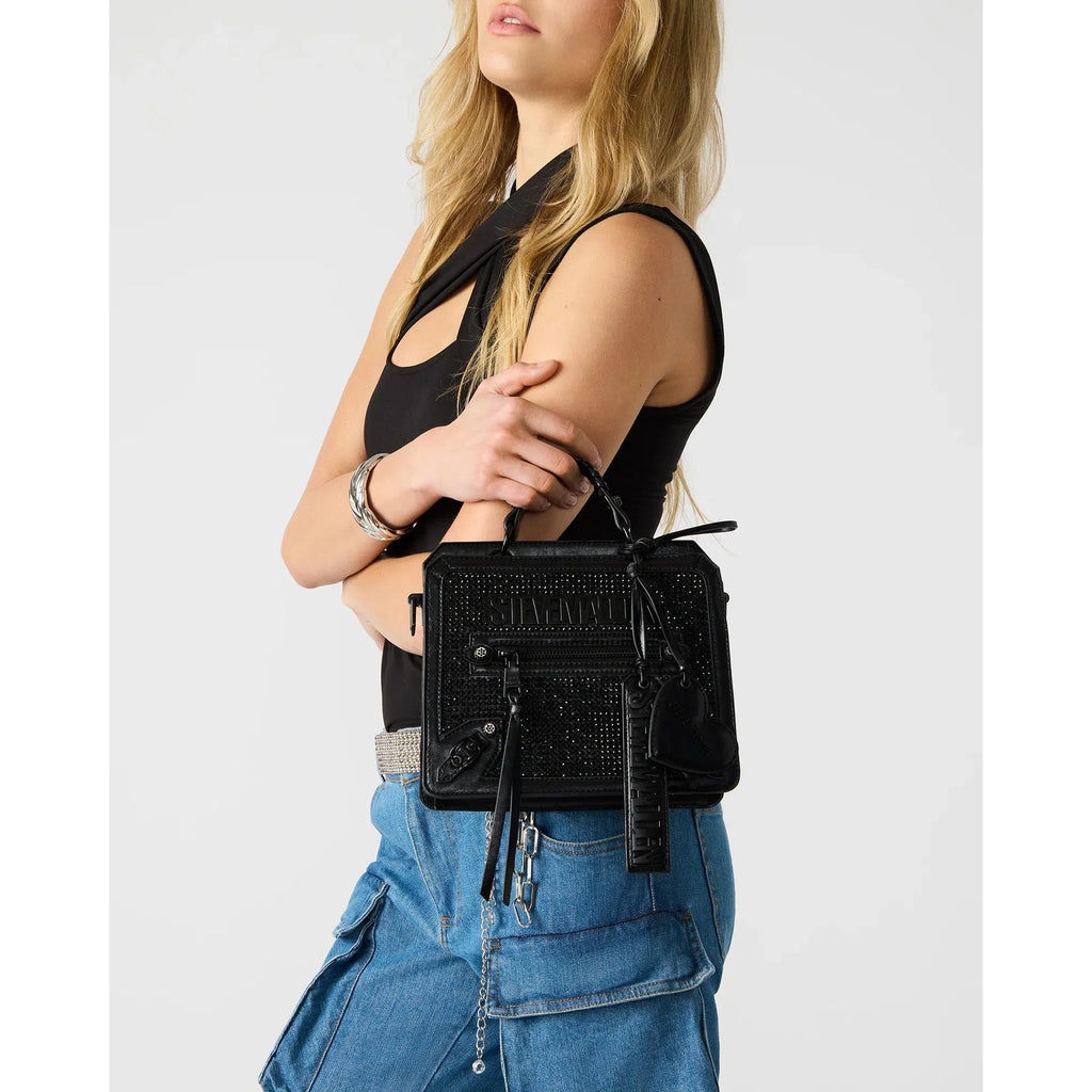 Steve Madden Evelyn Charms Tote, Black