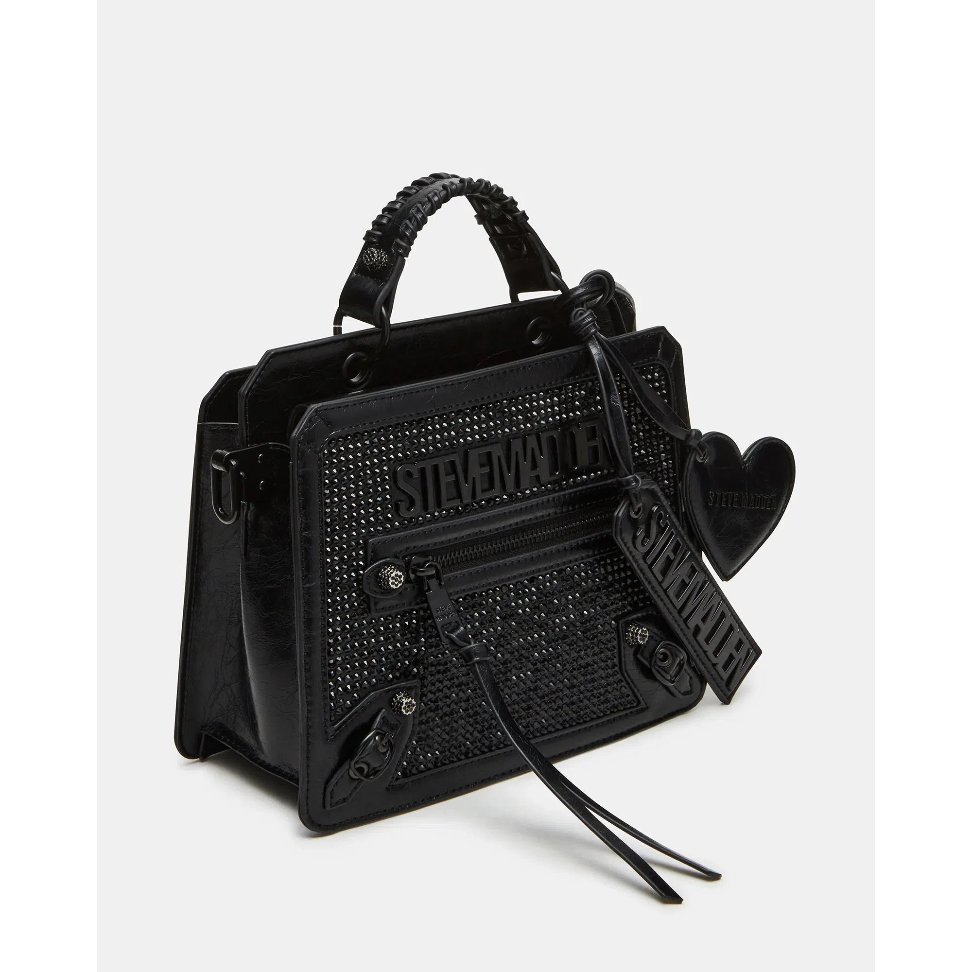 Steve Madden Evelyn Charms Tote, Black