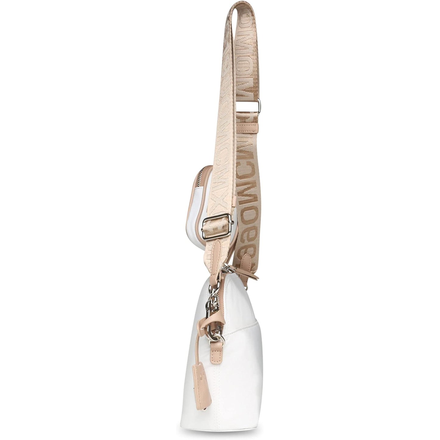 Steve Madden Farren Crossbody, White & Tan